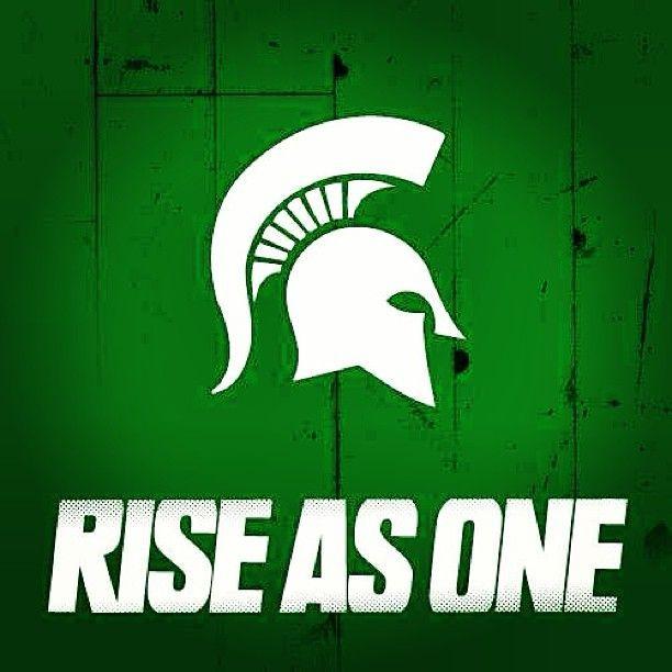Michigan State Spartans Logo - RISE AS ONE! #nike #spartans #logo | Sports | Pinterest | Msu ...