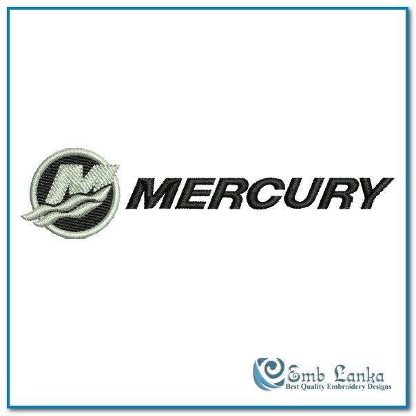 Mercury Boat Logo - Mercury Boat Logo 5 Embroidery Design | Emblanka.com