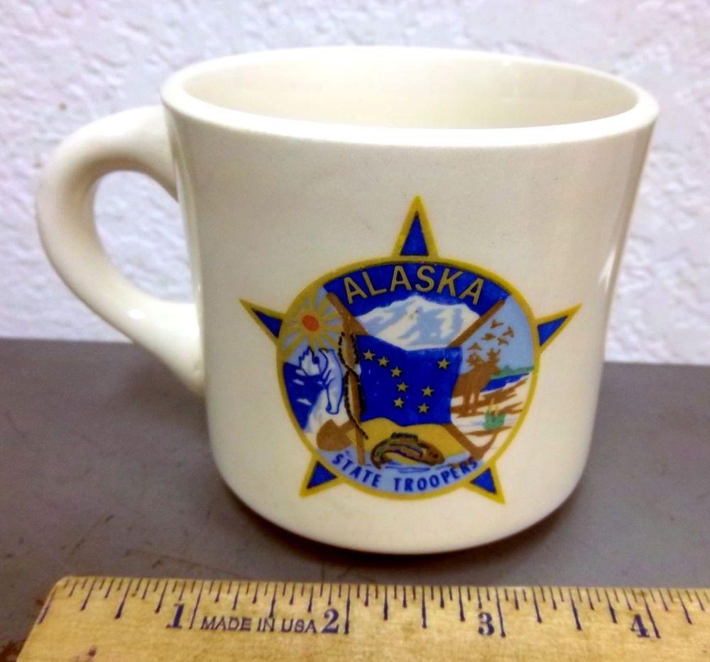 Colorful Alaska Logo - Details about Alaska State Troopers ceramic Coffee Mug, great Alaska