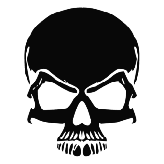 Skull Black and White Logo - Free Image Logo Design Generators - Create cool image logos online