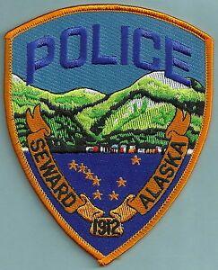 Colorful Alaska Logo - SEWARD ALASKA POLICE PATCH COLORFUL!