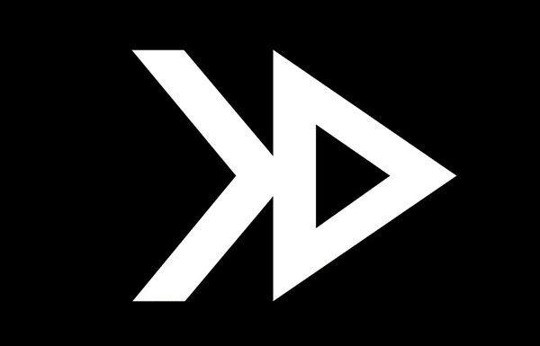 Black and White KD Logo - KENAN DOĞULU | LABORATUVAR CREATIVE MULTIMEDIA
