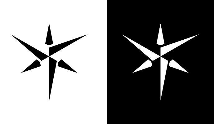 Compass Black and White Logo - Mentaway Logo Design Case Study