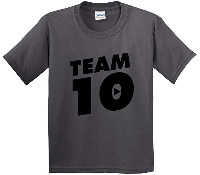 Team 10 Jake Paul Logo - Amazon.com: New Way 784 - Youth T-Shirt Team 10 Ten #Team10 Jake ...