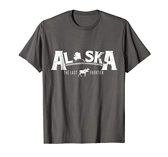 Colorful Alaska Logo - Amazon.com: Alaska State T-shirt The Last Frontier Alaska Home Shirt ...