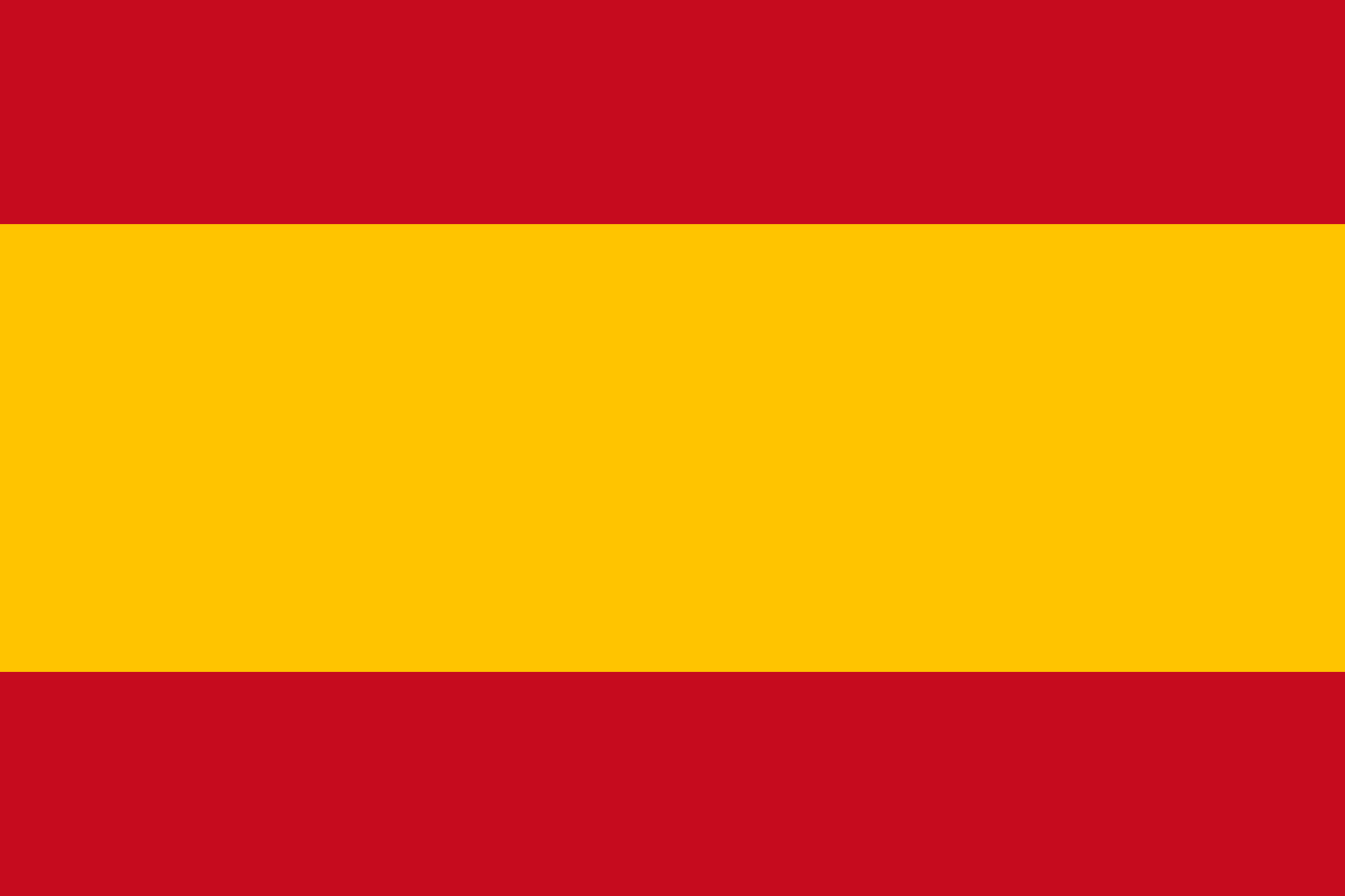 Red with Yellow Banner 1783 Logo - Flag of Spain