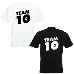 Team 10 Jake Paul Logo - TEAM 10 T SHIRT JAKE PAUL LOGAN ONLINERS