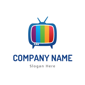 Blue TV Logo - Free TV Logo Designs | DesignEvo Logo Maker