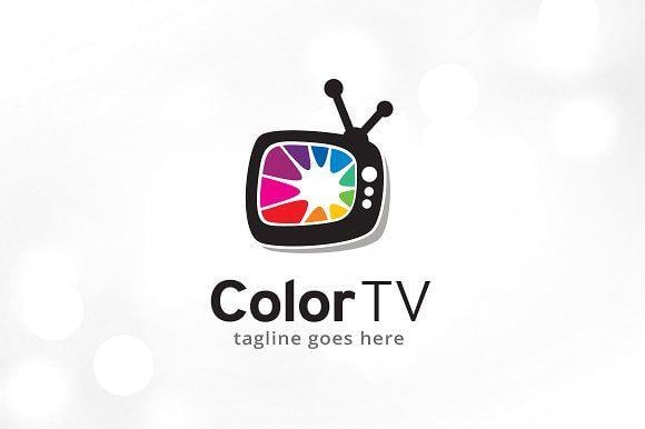 TV Logo - Color TV Logo Template ~ Logo Templates ~ Creative Market