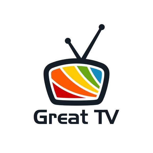TV Logo - Great TV logo vector free download