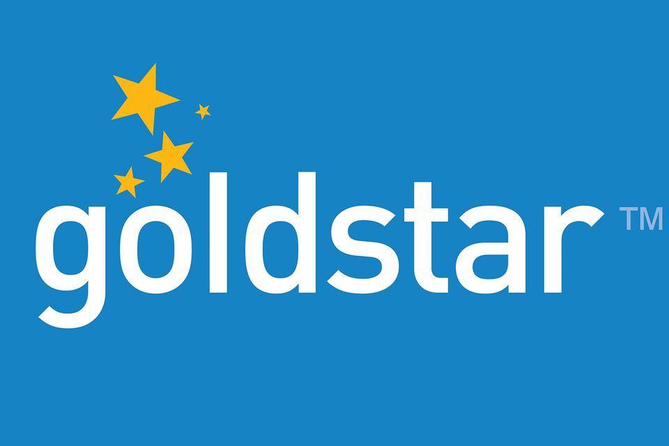 Blue and Gold Star Logo - California Vacation Goldstar Discount Tickets