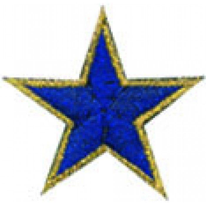 Blue and Gold Star Logo - SMALL STAR PATCHES