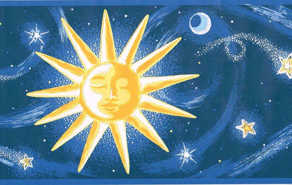 Blue Gold Stars Logo - BLUE & GOLD * STARS * SUN & MOON 9 