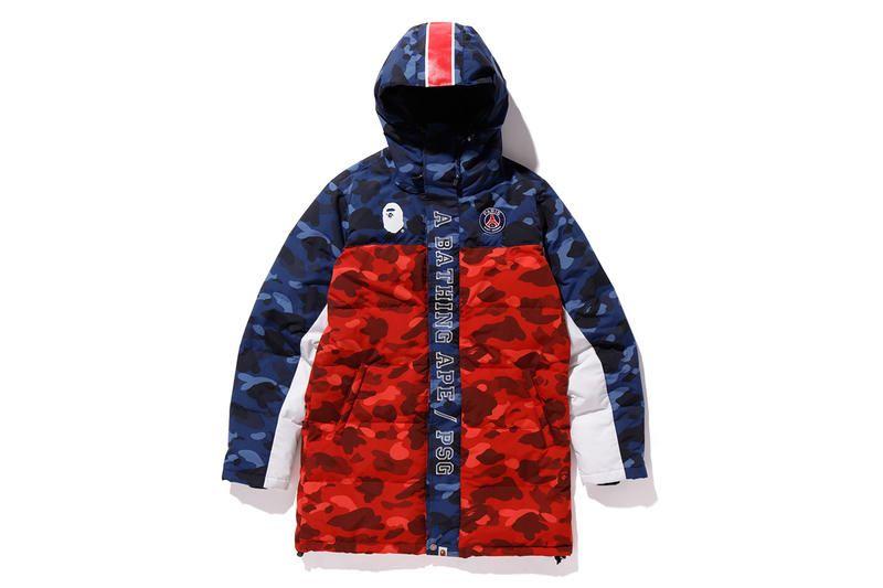 Red Camo BAPE Ape Logo - Paris Saint Germain X BAPE Full Collection