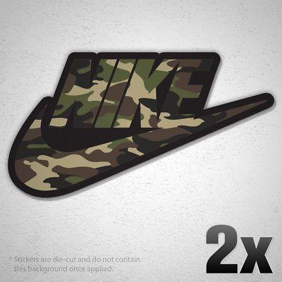 Camouflage Nike Logo - NIKE SWOOSH VINYL Die Cut Decal Sticker - $2.29 | PicClick