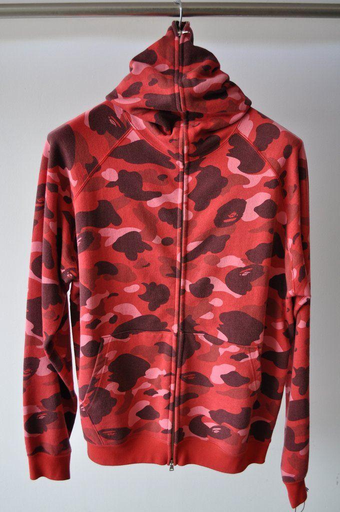 Red Camo BAPE Ape Logo - a bathing ape red camo shirt sale > OFF73% Discounts