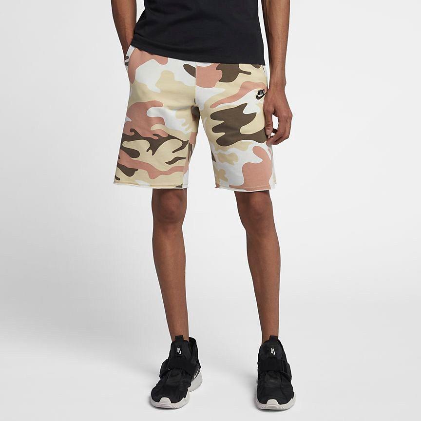 Camouflage Nike Logo - Nike Sportswear Camo Shorts
