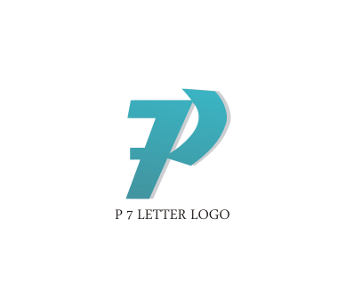 7 Letter Logo - P 7 letter logo design download. Vector Logos Free Download. List