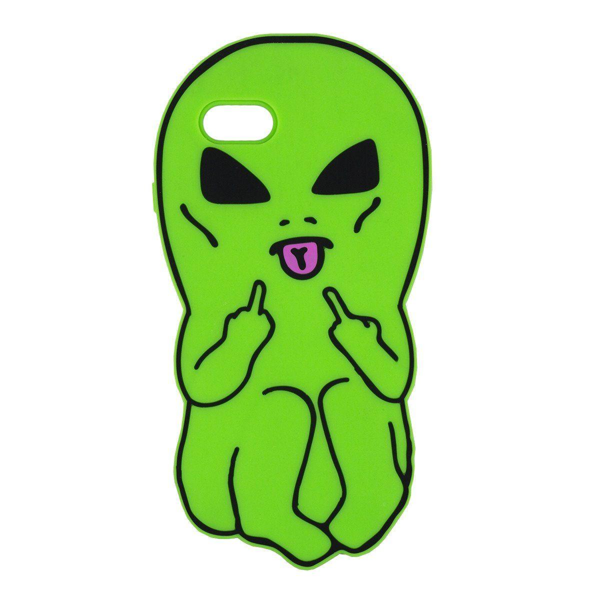 Ripndip Alien Logo - We Out Here iPhone Case