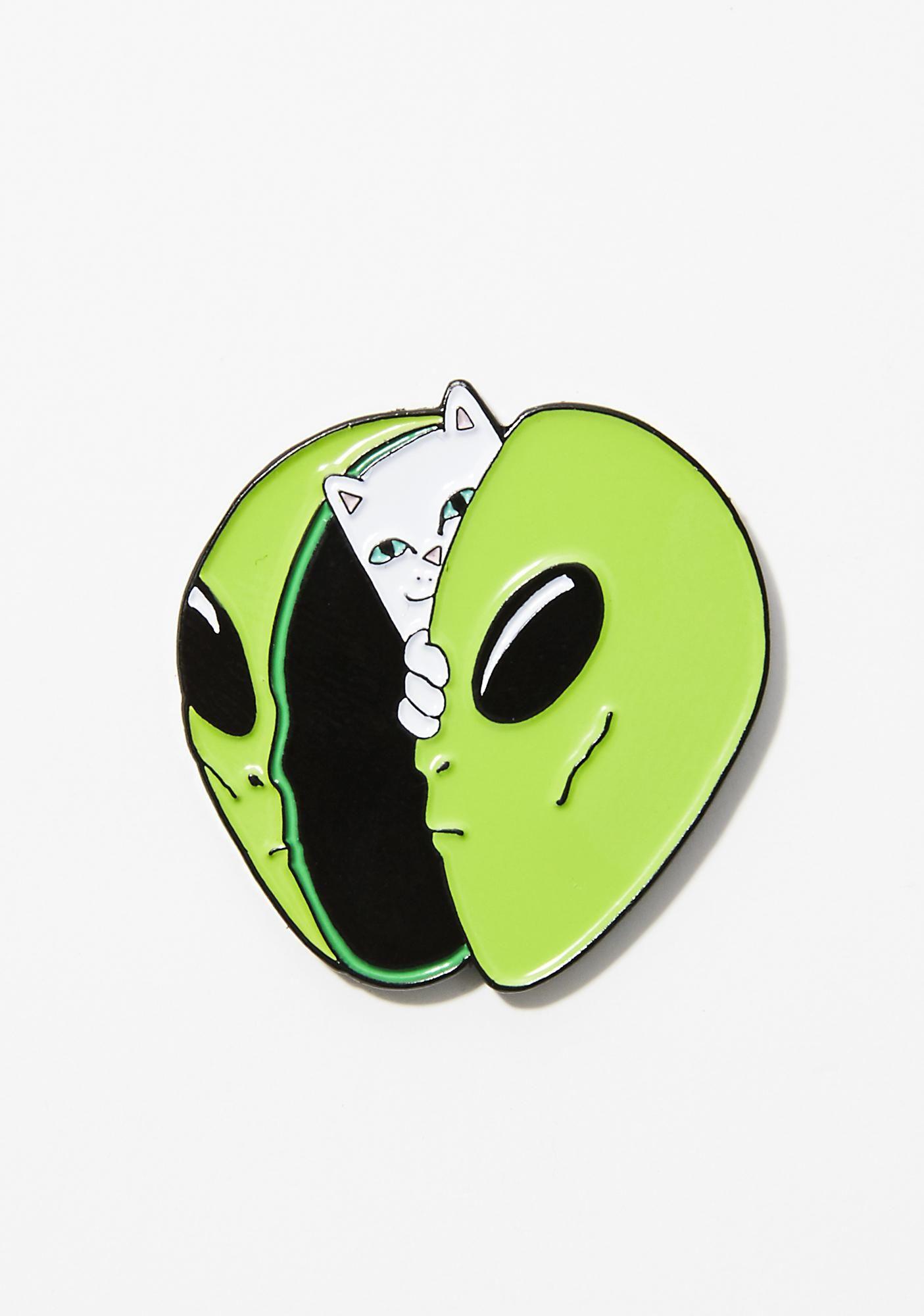 Ripndip Alien Logo - RIPNDIP In My Mind Pin | Dolls Kill