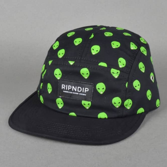 Ripndip Alien Logo - Rip N Dip Alien Camp 5 Panel Cap from Native Skate