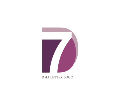 7 Letter Logo - D 7 letter logo design download. Vector Logos Free Download. List