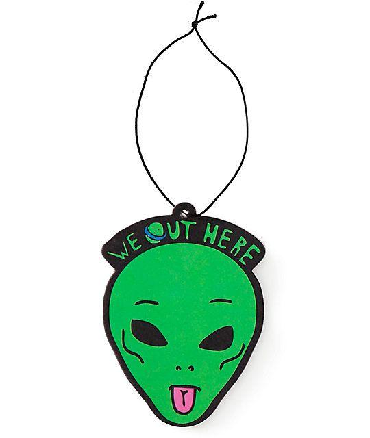 Ripndip Alien Logo - RIPNDIP We Out Here Air Freshener