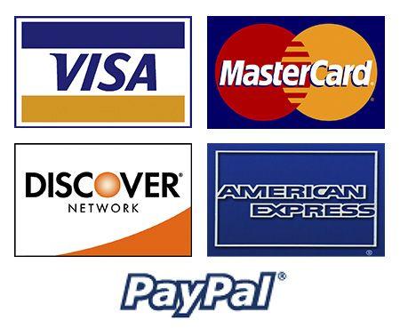 We Gladly Accept PayPal Logo - Payment Information