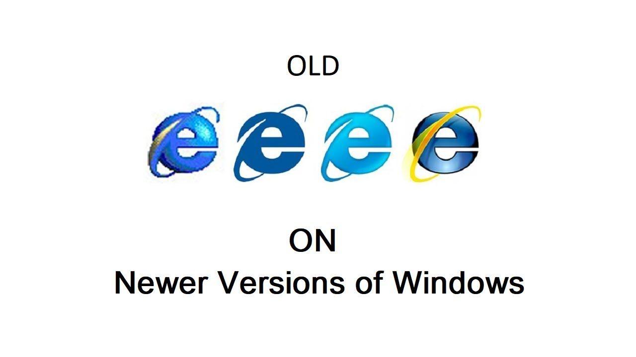 Internet Explorer Old Logo - How to Use Old Versions of Internet Explorer on Newer Versions of ...