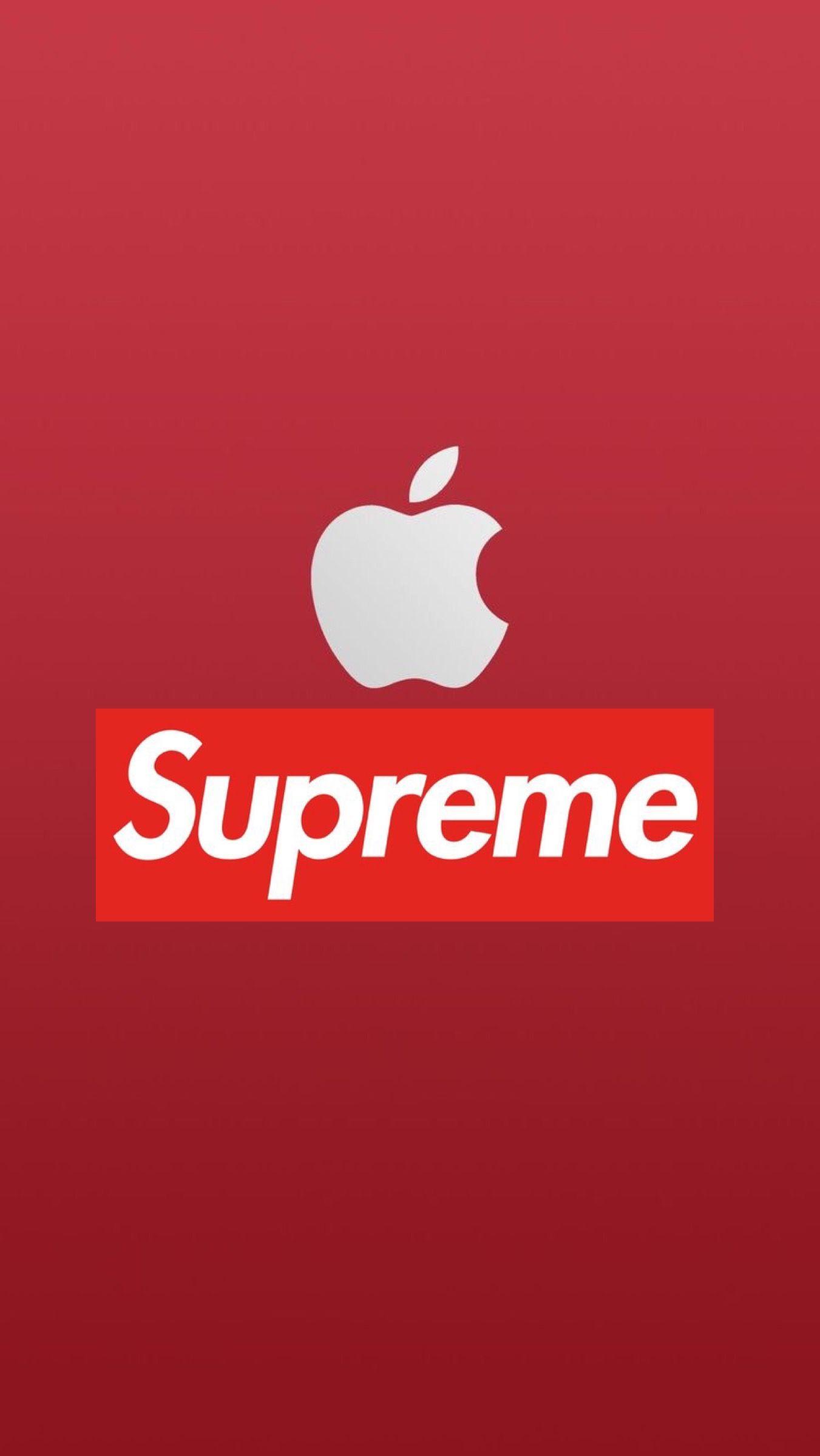 Supreme Apple Logo - Pin on Dope art