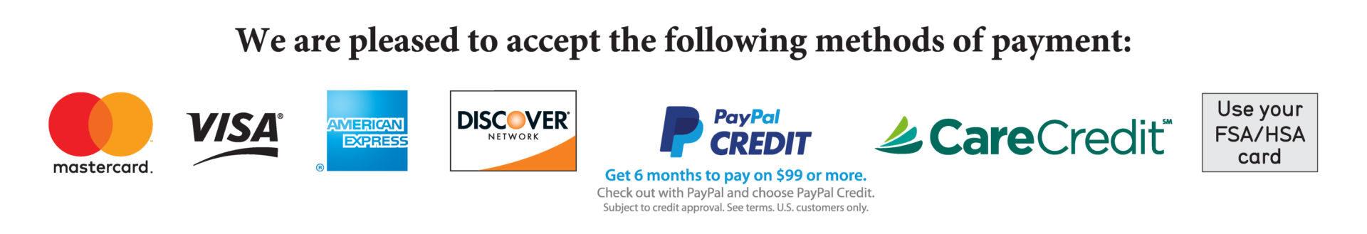 We Gladly Accept PayPal Logo - Products