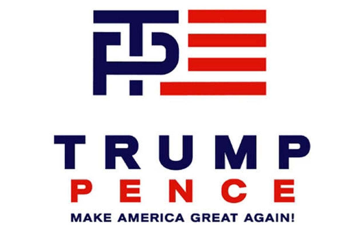 Old Internet Logo - Like Airbnb, Trump-Pence logo designer forgot that the internet has ...