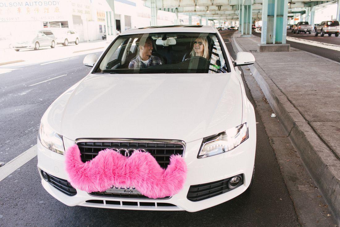 Pink Mustache Logo - Lyft is replacing the pink mustache with a psychedelic dash display ...
