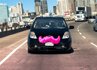 Pink Mustache Lyft Logo - Lyft's Pink Mustache Driver Diaries