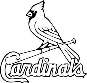 Cardinals Baseball Logo - St. Louis Cardinals MLB Baseball Logo Vinyl Car Window Laptop Decal