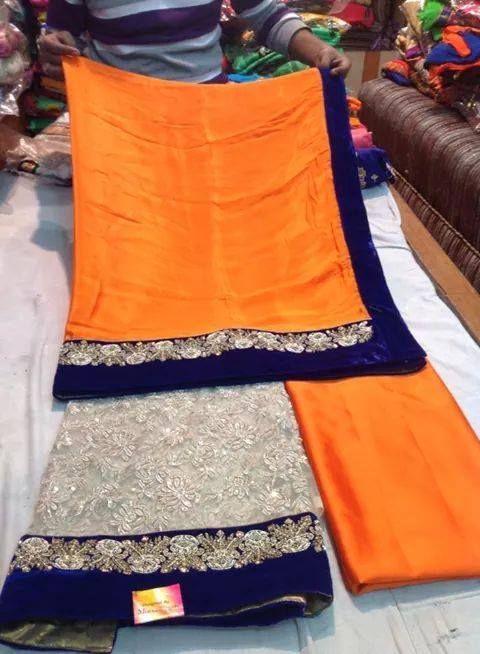 Orange and Blue Indian Logo - Orange and Blue! Best combination | punjabi fashion | Punjabi suits ...