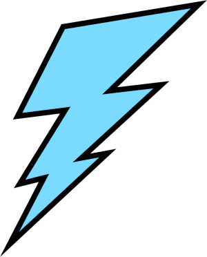 Blue Lightning Bolt Logo - Blue Lightning Bolt Clipart