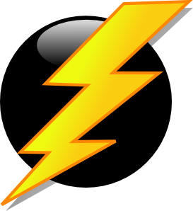 Blue Lightning Bolt Logo - blue lightning bolt logo 217 | Clipart Panda - Free Clipart Images