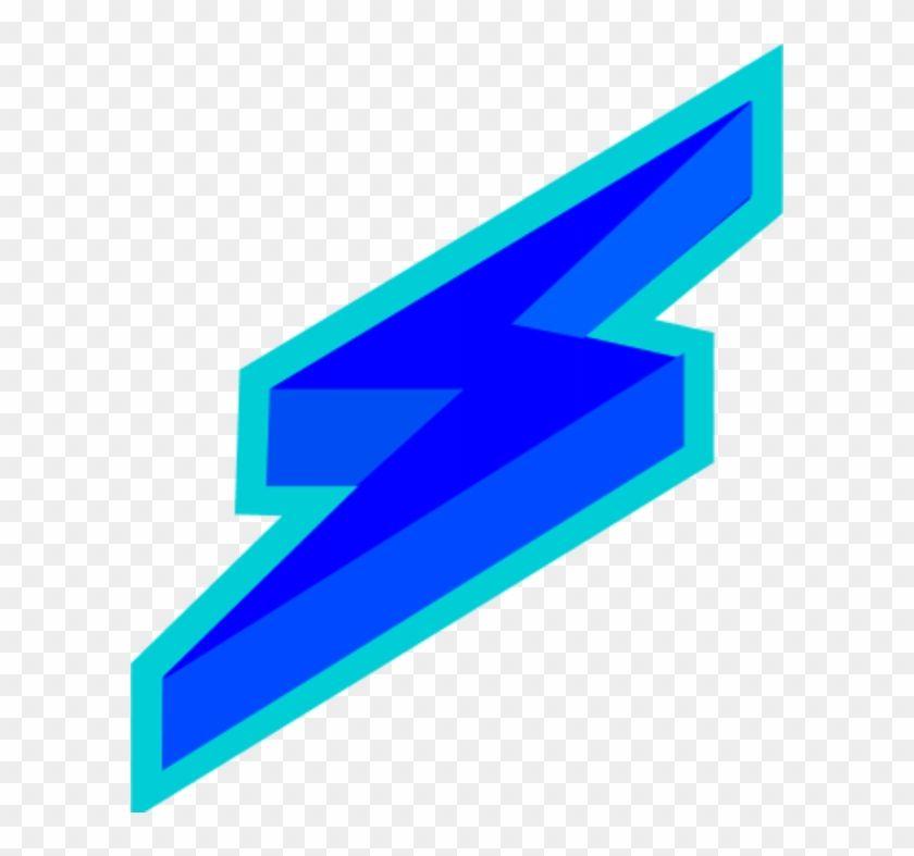 Blue Lightning Logo - Vector And Blue Lightning Bolt Through Tornado Clipart - Lightning ...