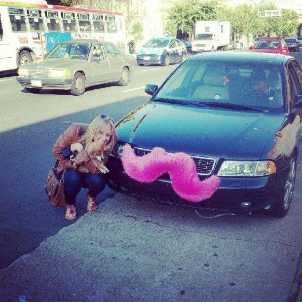 Pink Mustache Lyft Logo - Lyft's Focus On Community And The Story Behind The Pink Mustache ...