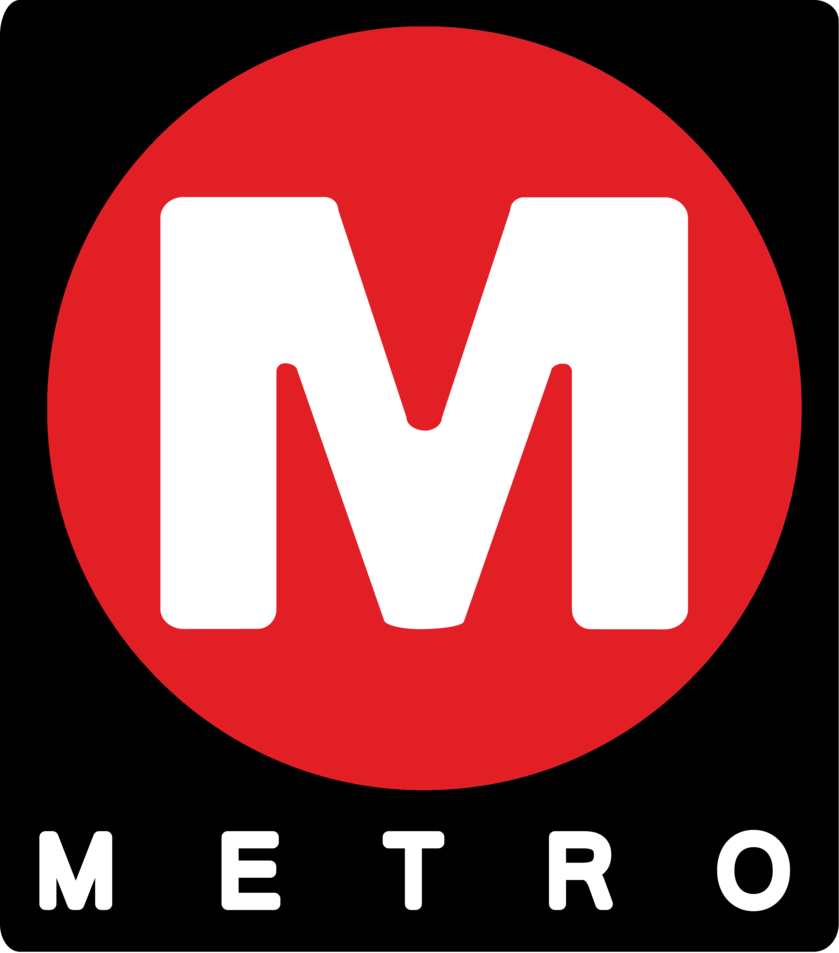 Metro Red Line Logo - La metro Logos