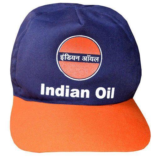 Orange and Blue Indian Logo - Navy Blue And Orange Indian Oil Cotton Cap, Rs 34 /piece | ID ...