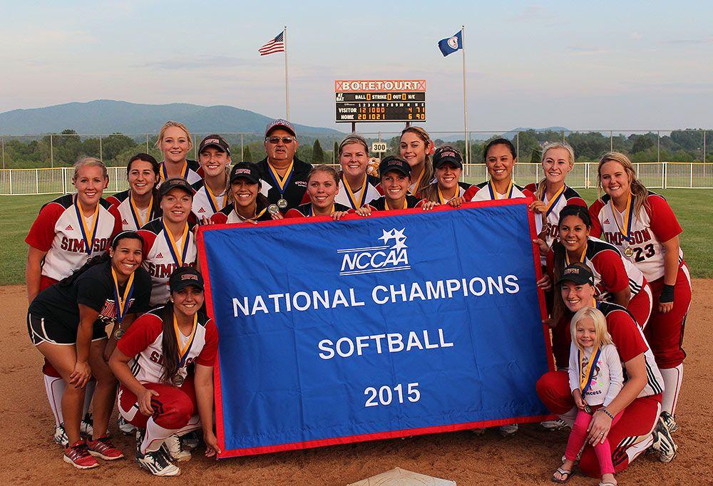 Softball Field and Hawks Logo - Red Hawks Win First National Title in Softball Program History