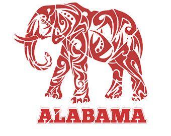 Alabama Elephant Logo - Alabama elephant svg | Etsy