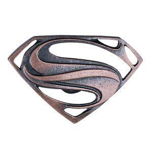 New Superman Logo - Cosplay Superman Logo Metal Emblem Badge FashionJustice League Badge