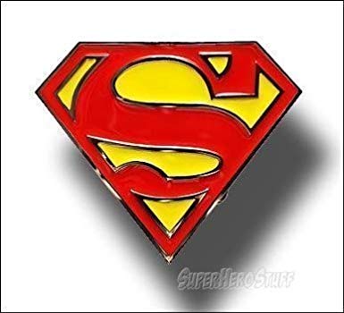 New Superman Logo - Warner Bros Belt Buckle Comics Superman Logo