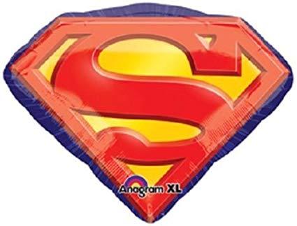 New Superman Logo - Amazon.com: 1 XXL 31' foil party BALLOON new SUPERMAN EMBLEM 'S ...