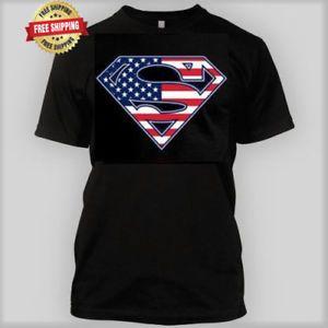 New Superman Logo - Men's NEW Superman Logo Shield T-Shirt • Patriotic USA Cool design ...