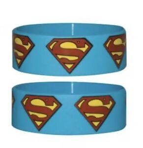 New Superman Logo - NEW* Superman (Logo Repeat) Silicon / Rubber Wristband BY PYRAMID Dc