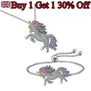 Horse Flying B Logo - Unicorn Pendant Necklace Chain Flying Horse Kid Girl Jewellery Party ...